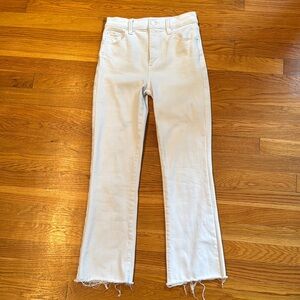 Pistola Women's White Cropped Bootleg Jeans